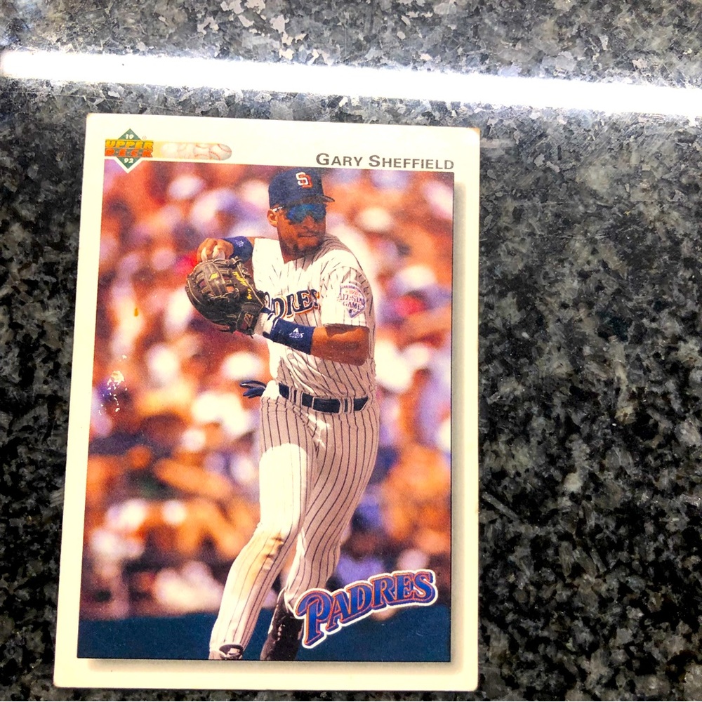 Gary Sheffield Upper Deck 1992 #745 baseball card!!